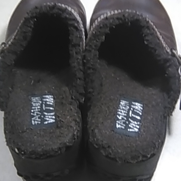 Fashion victim Brown cloge / mule shoes - Picture 5 of 13